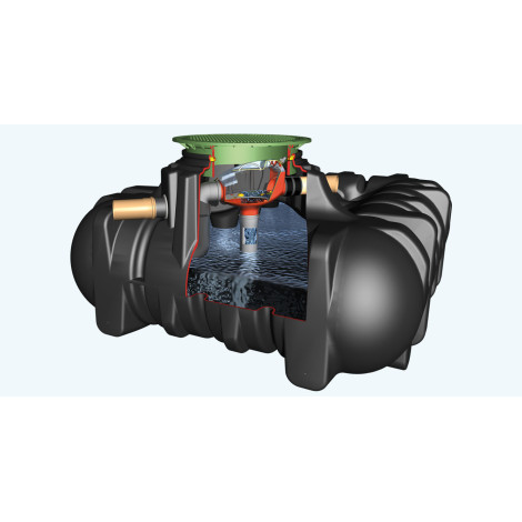 Плоский підземний бак Platin 7500 літрів  фото №2