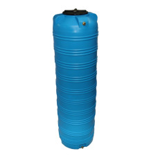 Вертикальная емкость на 990 литров, пластиковая узкая фото