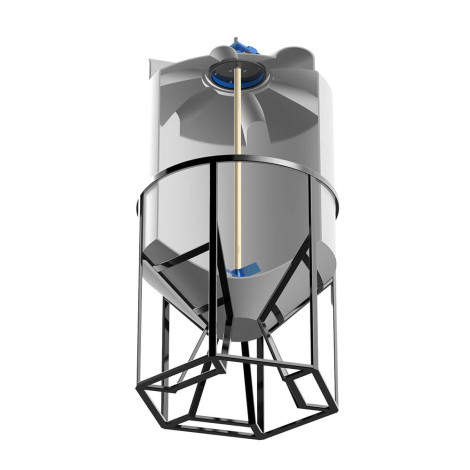 Ємність конусна 10 м3 з турбінною мішалкою  фото №10