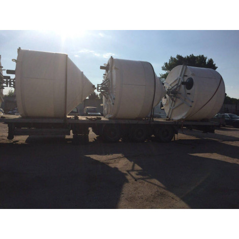 Конусная емкость на 2000 литров с лопастной мешалкой  фото №5