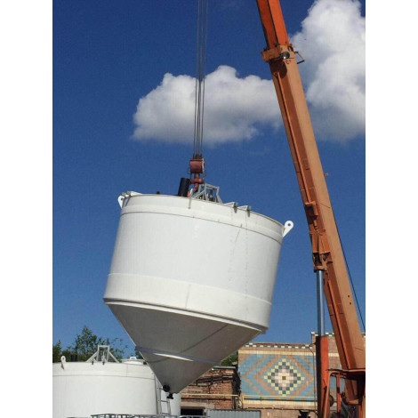 Конусная емкость на 2000 литров с лопастной мешалкой  фото №4