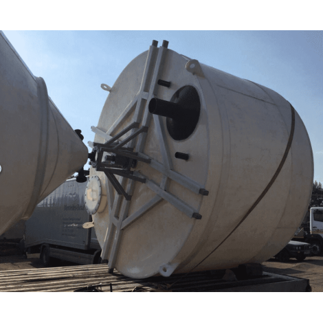 Емкость вертикальная 1000 л с лопастной мешалкой  фото №7