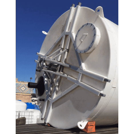 Емкость вертикальная 1000 л с лопастной мешалкой  фото №9