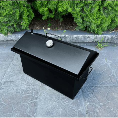 Коптильня Mzavod Ісіда на 39л 2мм з термометром  фото №3