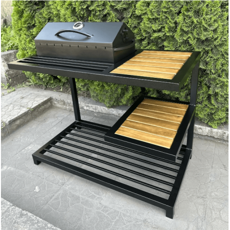 Мангал-барбекю Mzavod Одін на 9 шампурів 4мм в стилі LOFT  фото №3