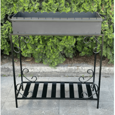 Мангал Mzavod Гефест 12 шампурів 3мм на дровниці фото