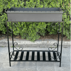 Мангал Mzavod Гефест на 12 шампурів 4мм на дровниці фото