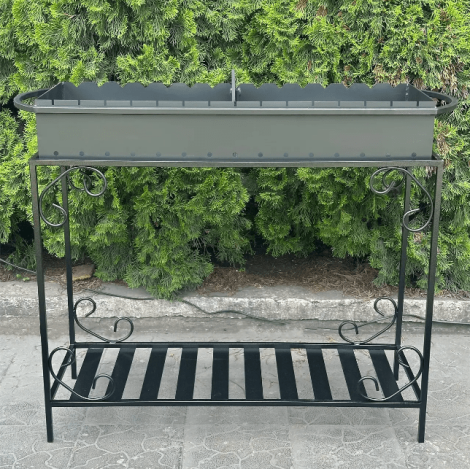 Мангал Mzavod Гефест на 15 шампурів 3мм на дровниці  фото №5