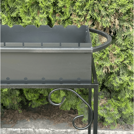 Мангал Mzavod Гефест на 15 шампурів 3мм на дровниці  фото №2