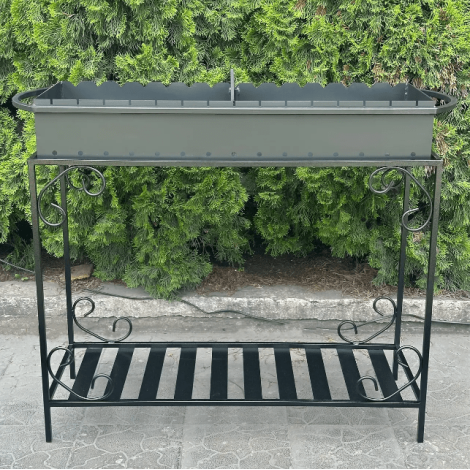 Мангал Mzavod Гефест на 15 шампурів 4мм на дровниці фото