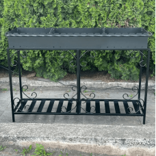 Мангал Mzavod Гефест на 20 шампурів 4мм на дровниці фото