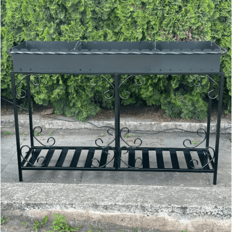 Мангал Mzavod Гефест на 20 шампурів 4мм на дровниці фото