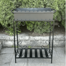 Мангал Mzavod Гефест на 9 шампурів 3мм на дровниці фото