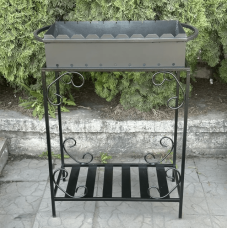 Мангал Mzavod Гефест на 9 шампурів 4мм на дровниці фото