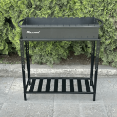 Мангал Mzavod Прометей на 12 шампурів 4мм на дровниці фото