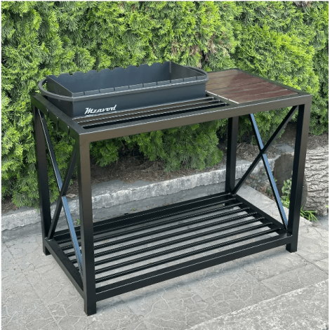 Мангал Mzavod Тор на 9 шампурів 4мм в стилі LOFT  фото №2