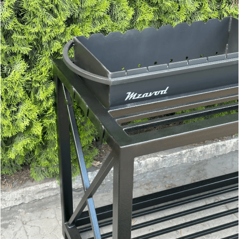 Мангал Mzavod Тор на 9 шампурів 4мм в стилі LOFT  фото №3