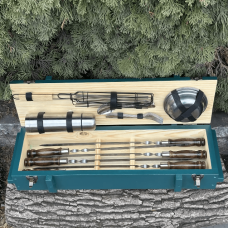 Подарунковий набір Mzavod Комбат бірюзовий фото