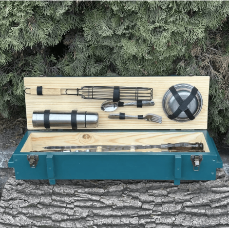 Подарунковий набір Mzavod Комбат бірюзовий  фото №3