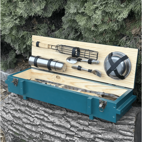 Подарунковий набір Mzavod Комбат бірюзовий  фото №4