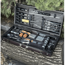 Подарунковий набір Mzavod Майстер Гриль кейс-столик чорний фото