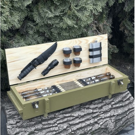 Подарочный набор Mzavod Милитари оливковое  фото №2