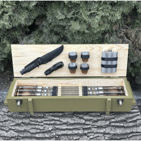 Подарочный набор Mzavod Милитари оливковое  фото №3