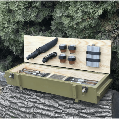 Подарочный набор Mzavod Милитари оливковое  фото №4