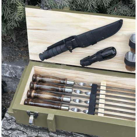 Подарочный набор Mzavod Милитари оливковое  фото №5