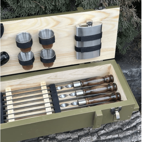 Подарочный набор Mzavod Милитари оливковое  фото №6