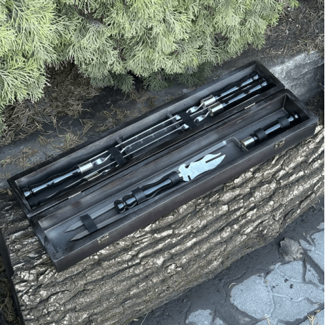 Подарунковий набір Mzavod ШашлиКейс чорний  фото №3