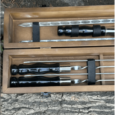 Подарунковий набір Mzavod ШашлиКейс темний  фото №3