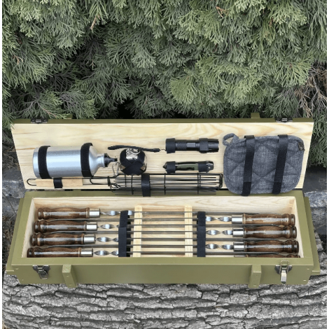 Подарунковий набір Mzavod Штурм оливковий фото