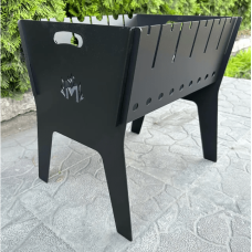 Розбірний мангал Mzavod Фенікс на 6 шампурів 2мм фото