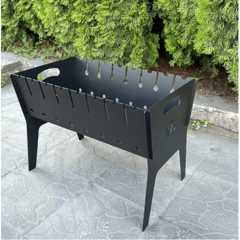 Розбірний мангал Mzavod Фенікс на 8 шампурів 2мм  фото №4