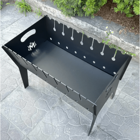 Розбірний мангал Mzavod Фенікс на 8 шампурів 2мм  фото №3