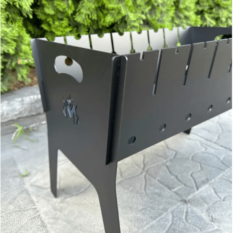 Розбірний мангал Mzavod Фенікс на 8 шампурів 3мм  фото №4