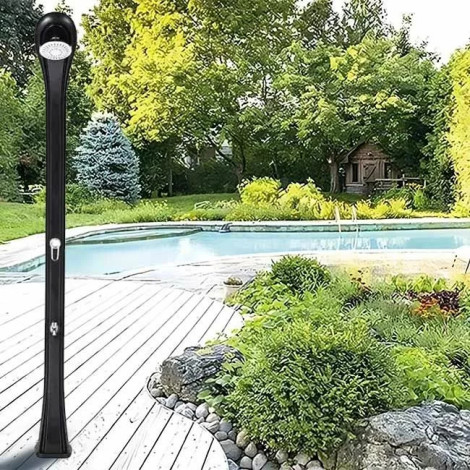 Душ сонячний Aquaviva So Happy з мийкою для ніг, антрацит DS-H221NO, 28 л  фото №3