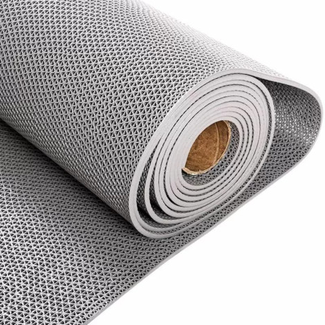 Протиковзний ПВХ настил Aquaviva сірий, (5 мм, 0.9х15 м) фото