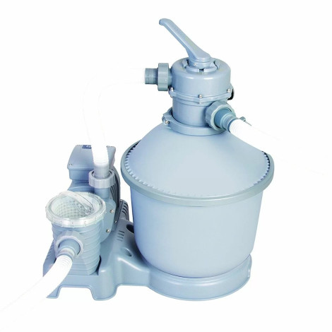Збірний басейн Bestway Hydrium 56369 (610х360х122 см) з піщаним фільтром, драбиною та тентом  фото №2