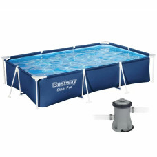 Каркасний басейн Bestway 56411 (300х201х66 см) з картриджним фільтром фото