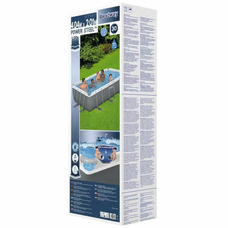 Каркасний басейн Bestway 56442 (404х201х100 см) з піщаним фільтром та драбиною  фото №7