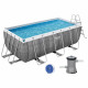 Каркасний басейн Bestway 56722 (412х201х122 см) з картриджним фільтром та драбиною  фото №1