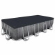 Каркасный бассейн Bestway 56996 (488х244х122 см) с картриджным фильтром, лестницей и защитным тентом  фото №3
