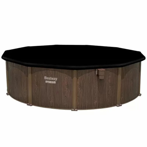 Збірний басейн Bestway Hydrium 561CU (488х132 см) з піщаним фільтром, драбиною та тентом  фото №3