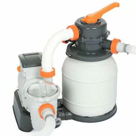 Збірний басейн Bestway Hydrium 561CU (488х132 см) з піщаним фільтром, драбиною та тентом  фото №4