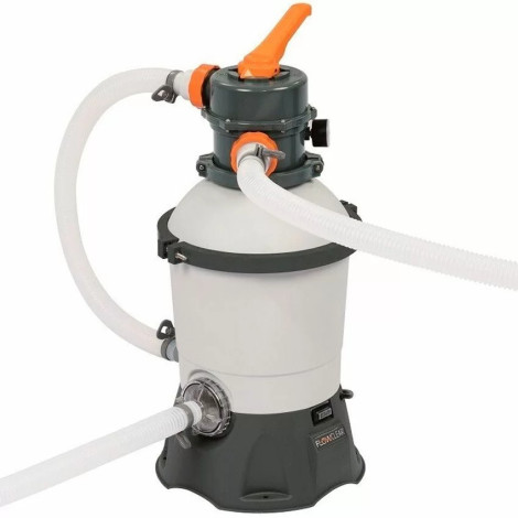 Каркасний басейн Bestway 56671 (488х244х122 см) з піщаним фільтром, драбиною та тентом  фото №8