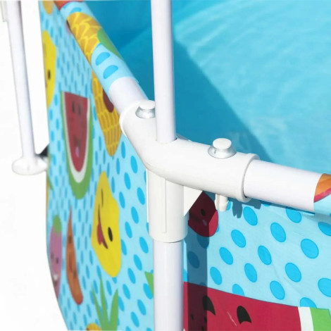 Дитячий каркасний басейн Bestway 56432 (244х51 см) з тентом  фото №2