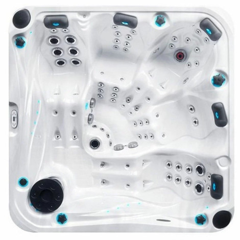 Гидромассажный бассейн Passionspas Devotion (230х230х91 см), Серебристо-белый  фото №2