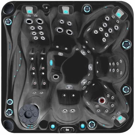 Гидромассажный бассейн Passionspas Admire (230х230х91 см), Черная жемчужина  фото №2